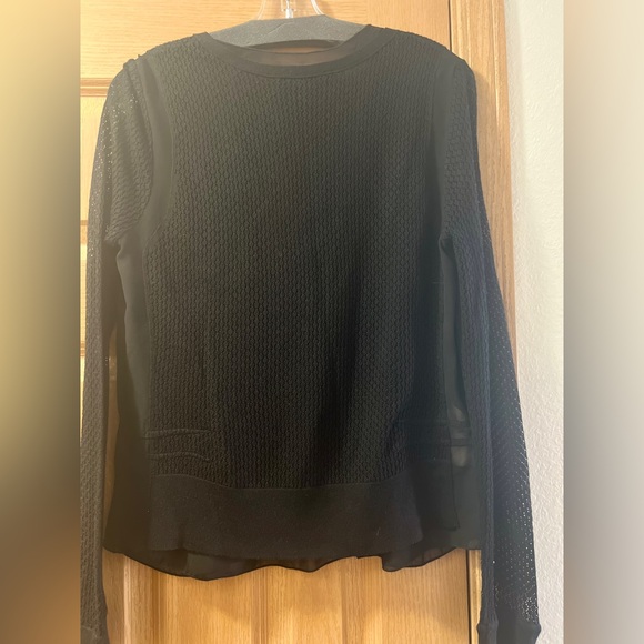 BCBG MaxAzria Medium Black Cardigan Sweater EUC - Picture 10 of 11